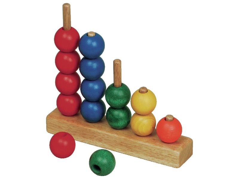 jeu d'abque en bois pour apprendre à compter de 1 à 5 le blog wesco
