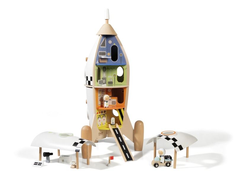 Fusée en bois à construire