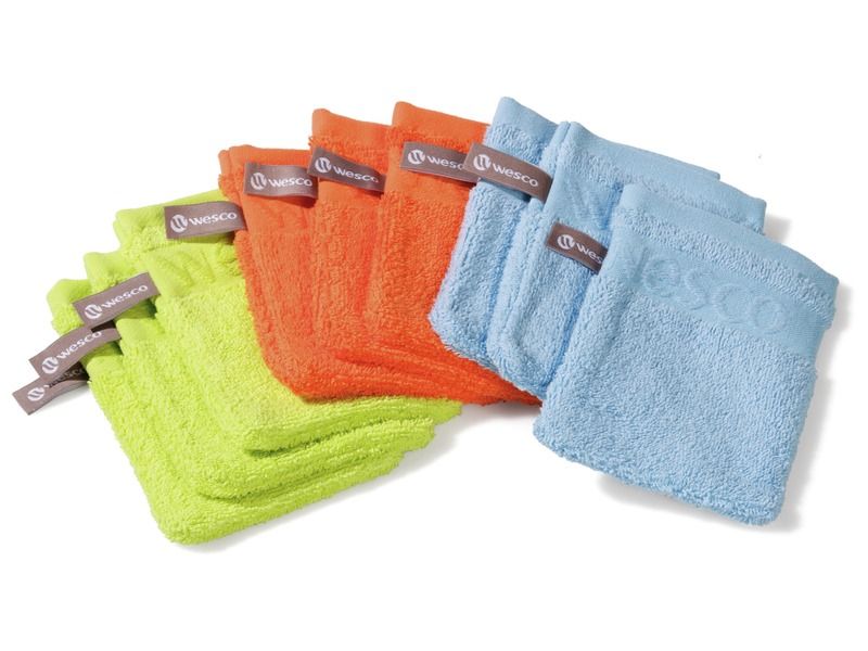 Lot 9 gants de toilette adaptés aux mains des enfants blog wesco