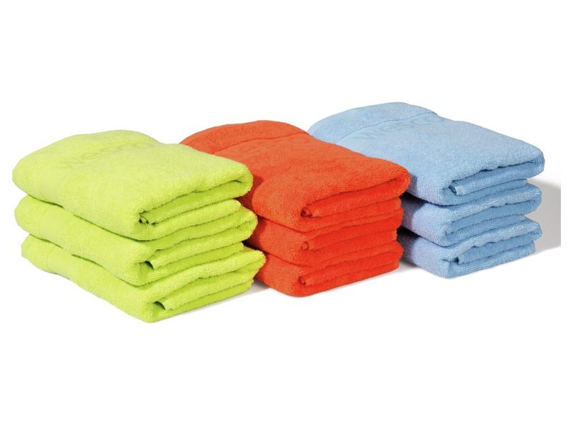 Lot de 9 serviettes de toilette en éponge petite taille blog wesco