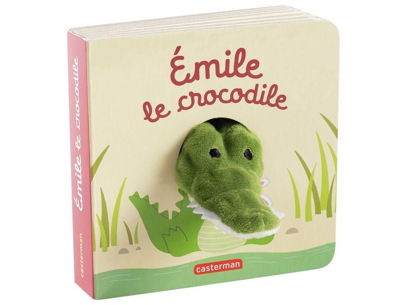 livre marionnette bebe 6 mois emile le crocodile edition casterman blog wesco