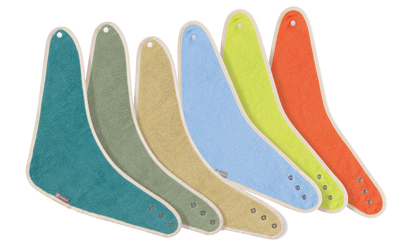 lot de 6 bavoirs bandanas le blog wesco