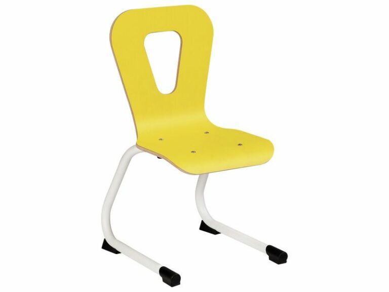chaise coque appui sur table