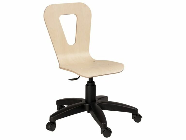 chaise coque pied étoile à roulettes blog wesco