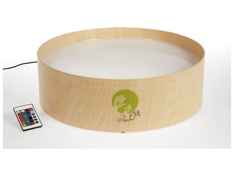 table ronde lumineuse pour activités sensorielles avec enfants blog wesco