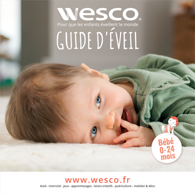 page couverture guide eveil bebe de la naissance à 24 mois blog wesco