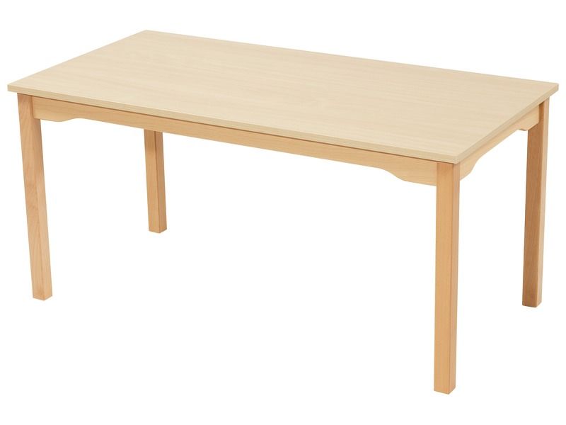 table en bois avec une hauteur adaptée à la taille des enfants, blog wesco