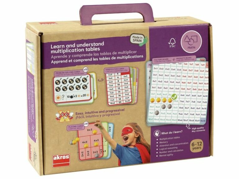 Jeu de mathématiques Apprendre et comprendre les tables de multiplication blog wesco