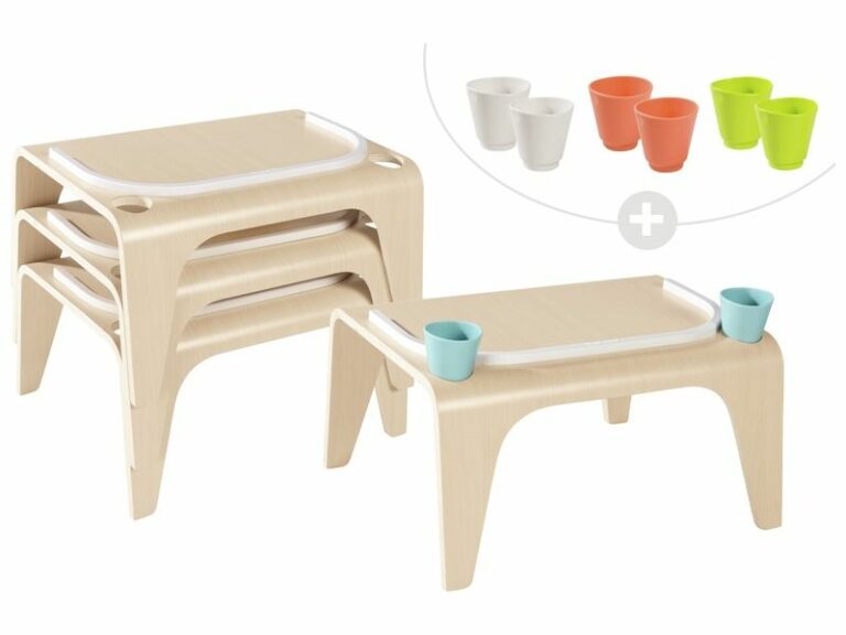 quatre tables de travail au sol pour travailler en toute autonomie ou en classe flexible blog wesco