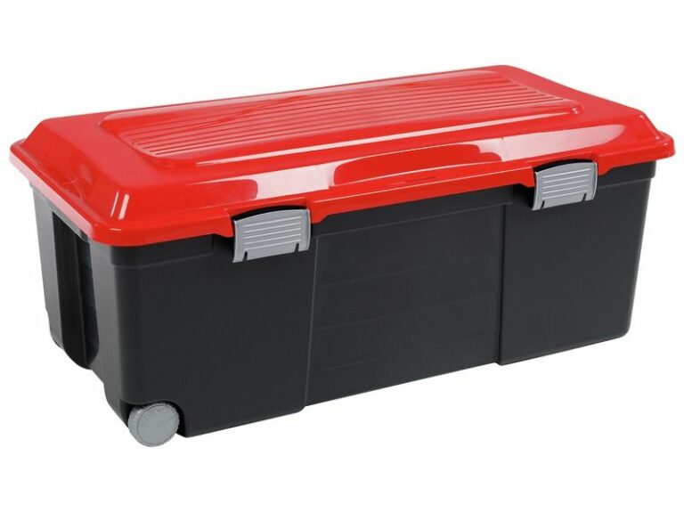coffre de rangement 75 litres à roulettes blog wesco
