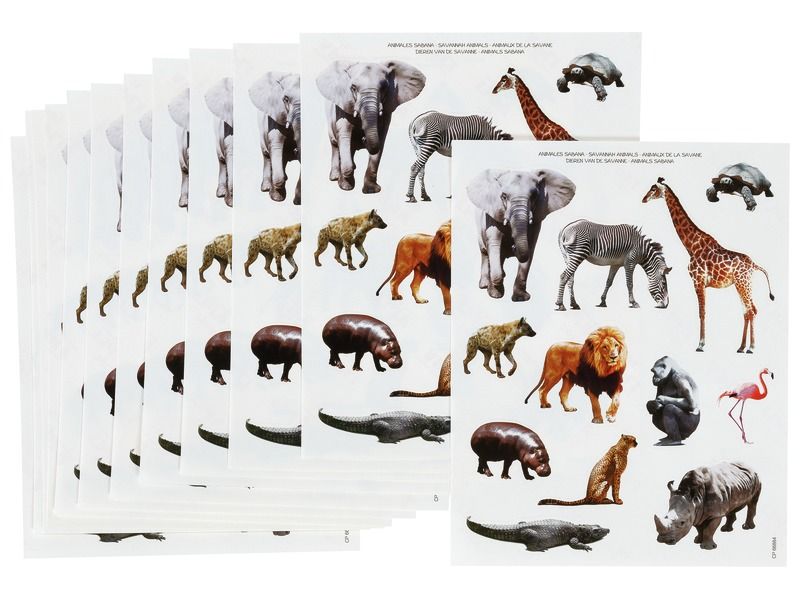 planches gommettes animaux realistes marque apli blog wesco