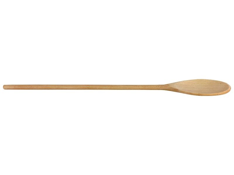 Cuillère en bois idéale pour venir mélanger dans votre poêle sans aimer