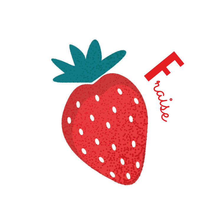 fraise abécédaire fruits et légumes blog wesco