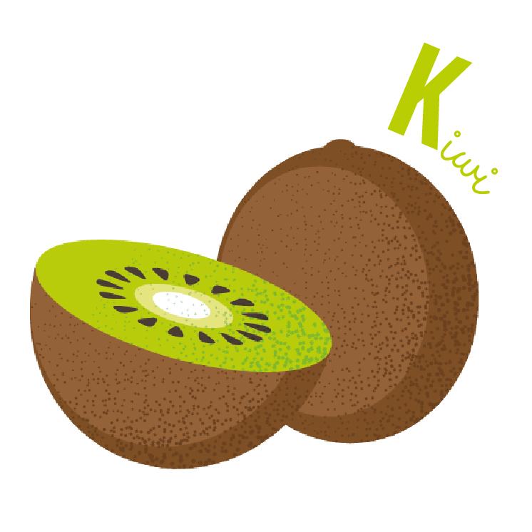 kiwi abécédaire fruits et légumes blog wesco