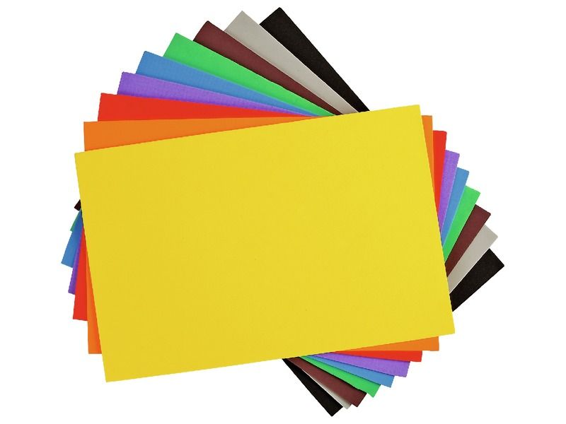 Feuilles en mousse de format A4, paquet de plusieurs couleurs blog wesco