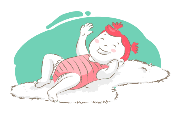 gif illustré montrant les étapes de développement moteur d'un bébé de la naissance jusqu'à l'âge d'un an blog weco