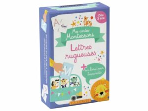cartes Montessori Lettres rugueuses blog Wesco